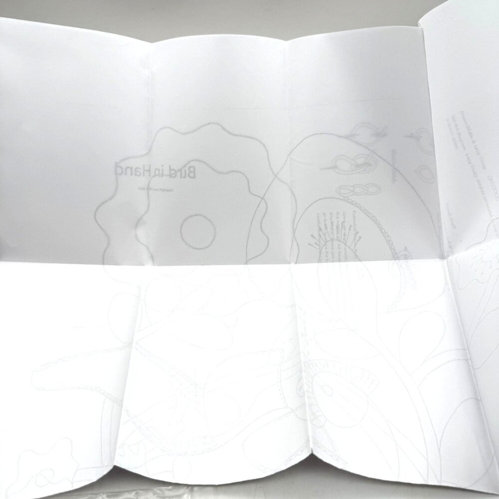 Fiberworks Bird in Hand Applique Quilt Pattern by Laura Heine 88 Inch Square New - Picture 5 of 6